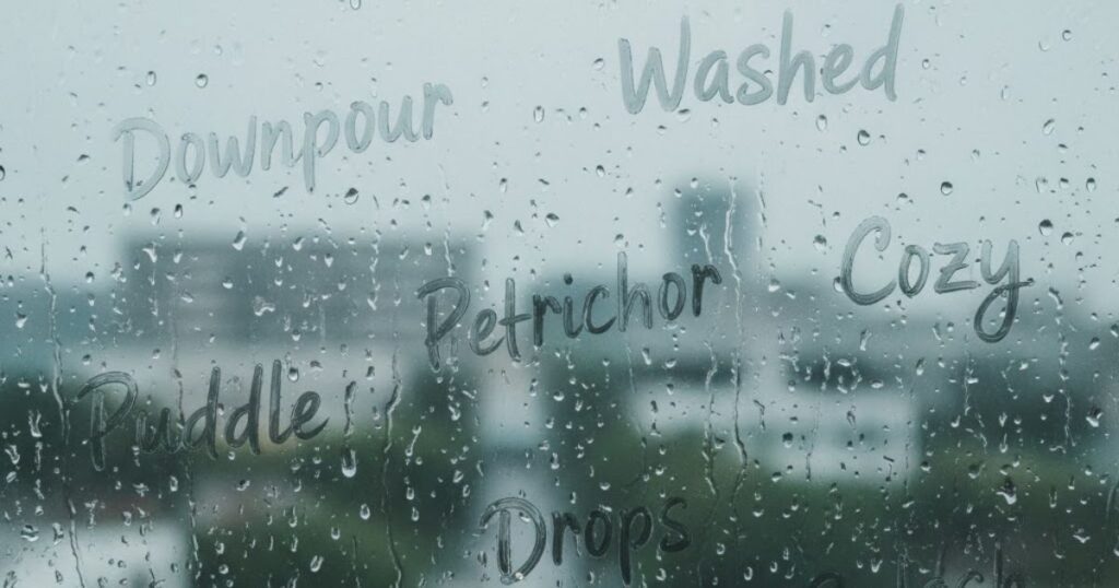 One-Word Rain Captions For Instagram