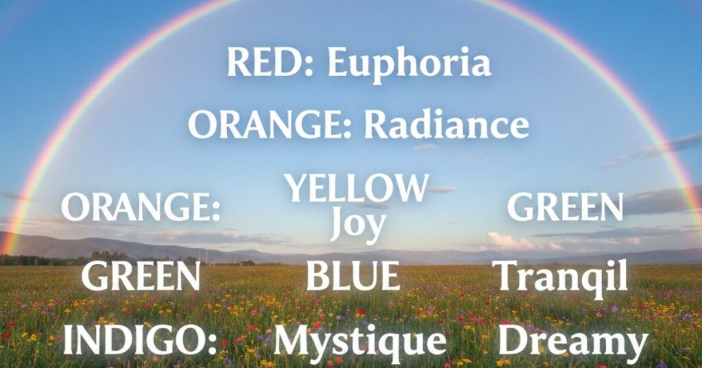 One-Word Rainbow Captions For Instagram
