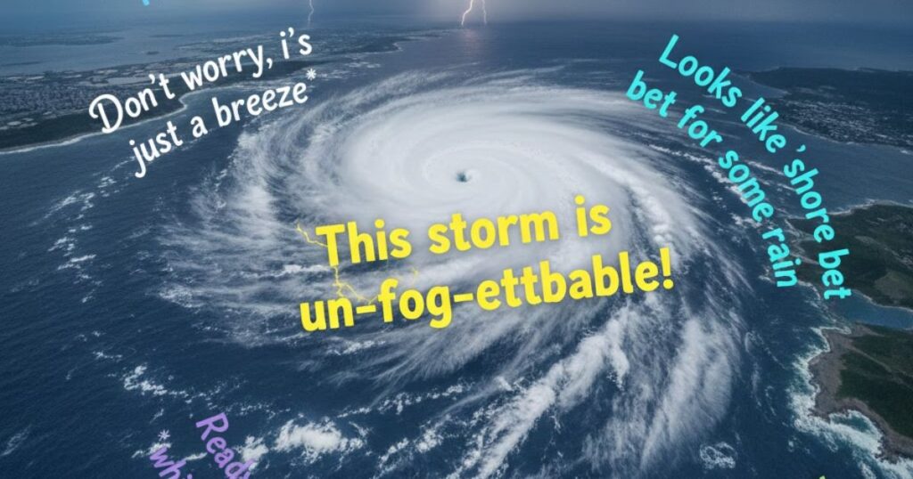 Punny Captions About Hurricanes for Your Posts
