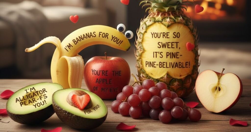 Romantic Fruit Puns
