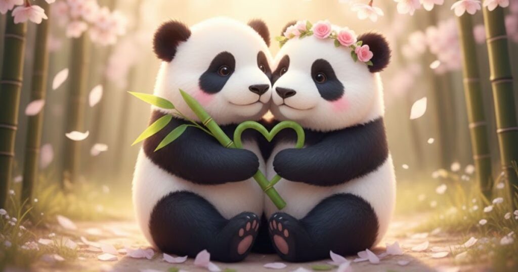 Romantic Love Panda Puns to Make Your Heart Pander