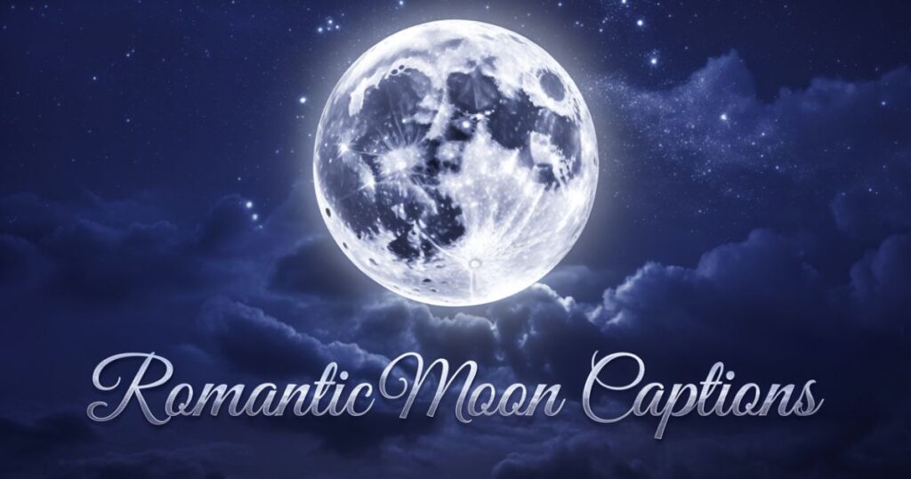 Romantic Moon Captions