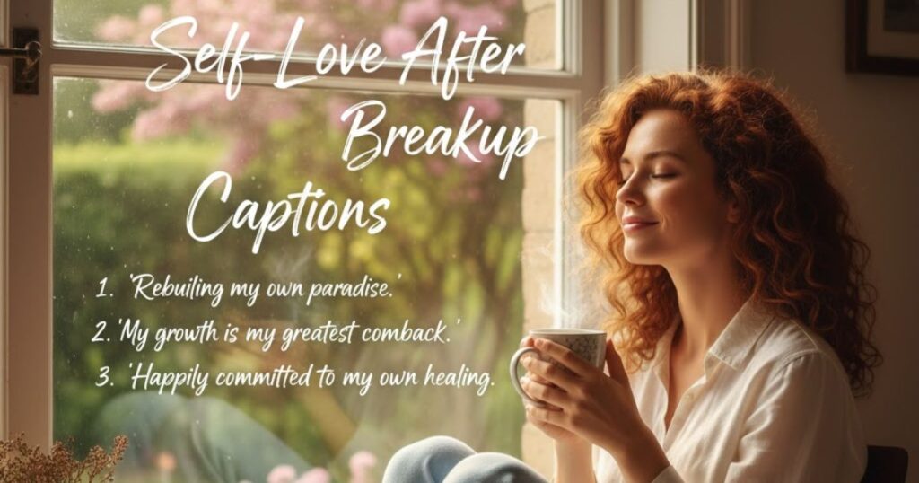 Self-Love After Breakup Captions

