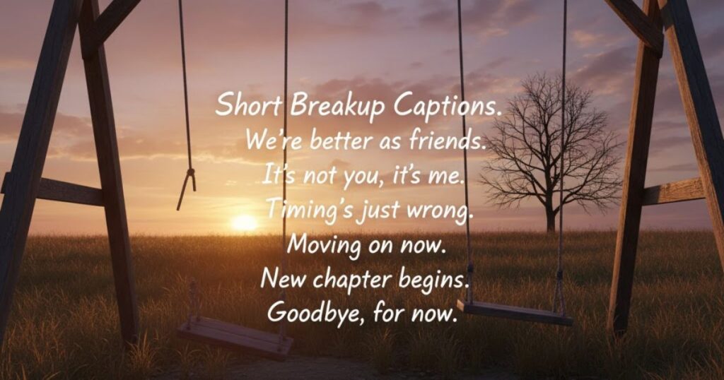 Short Breakup Captions
