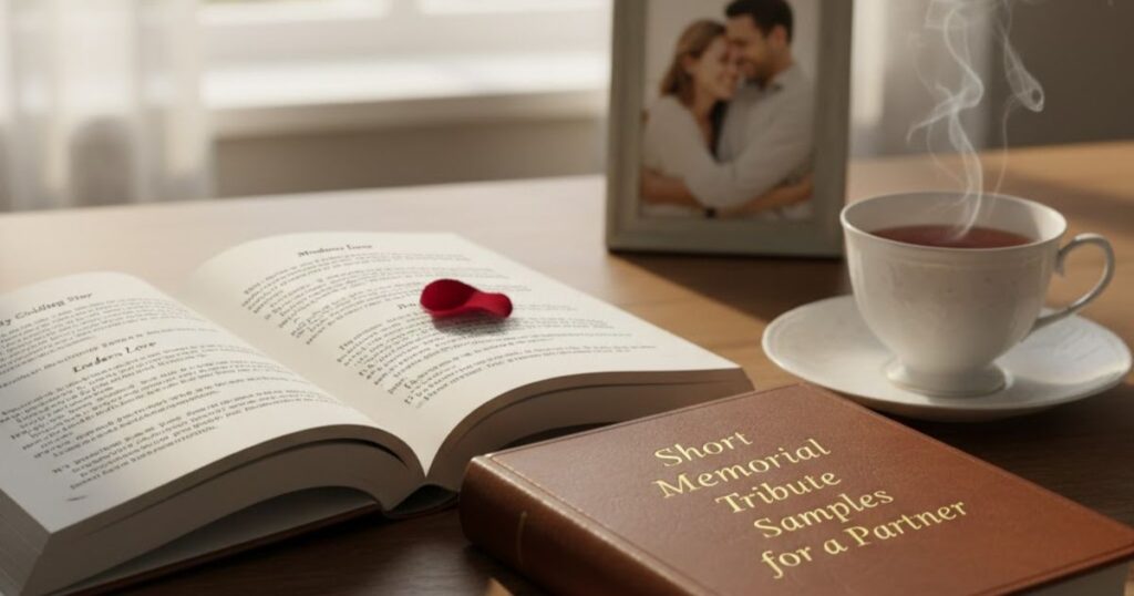 Short Memorial Tribute Samples for a Partner