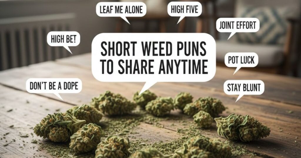 Short Weed Puns to Share Anytime
