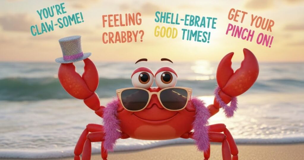 Silly & Sassy Crab Wordplay
