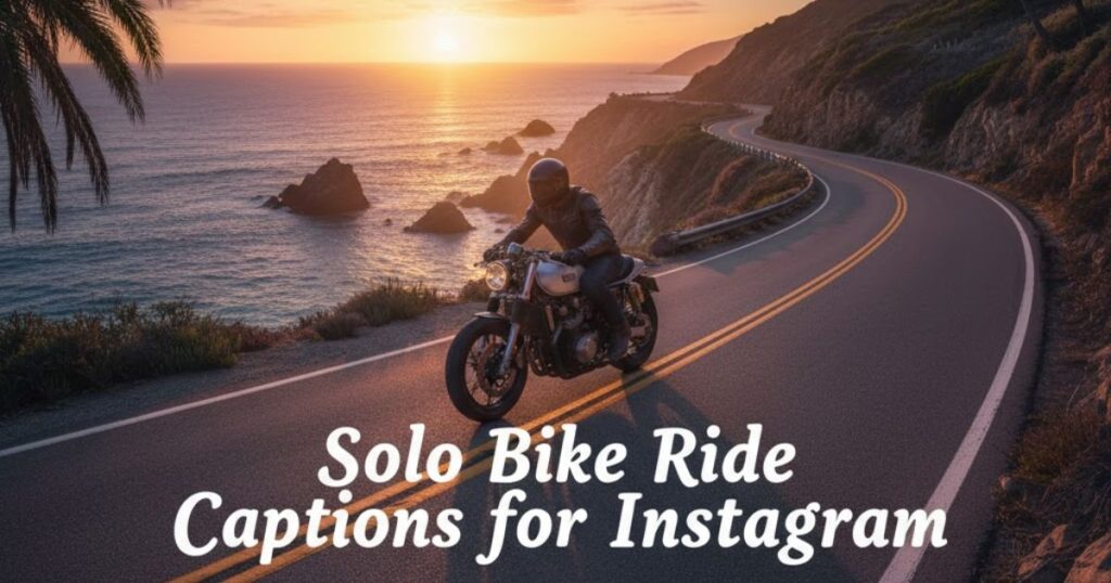 Solo Bike Ride Captions for Instagram
