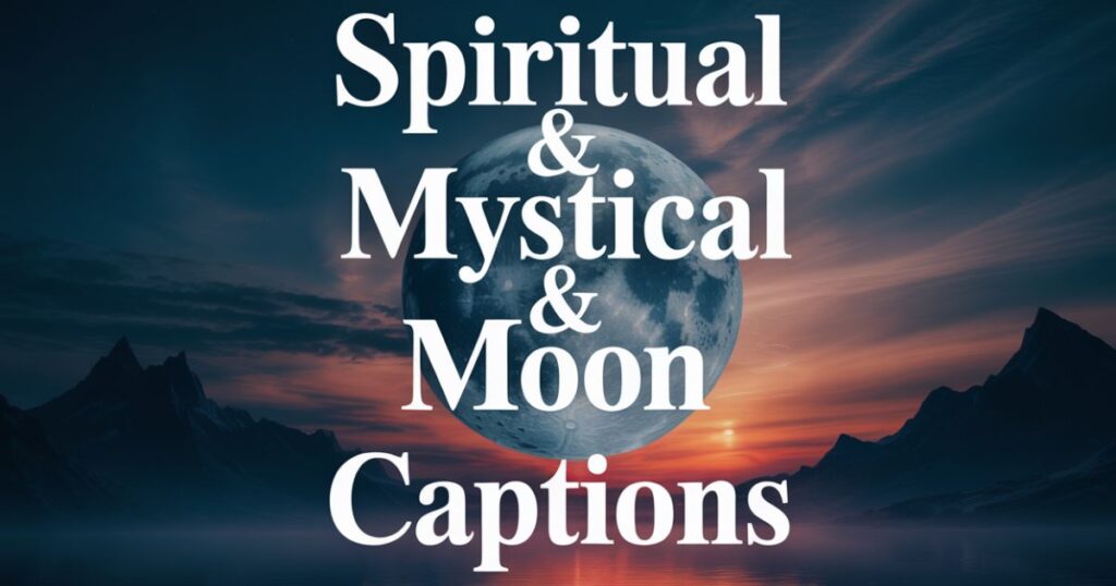 Spiritual & Mystical Moon Captions