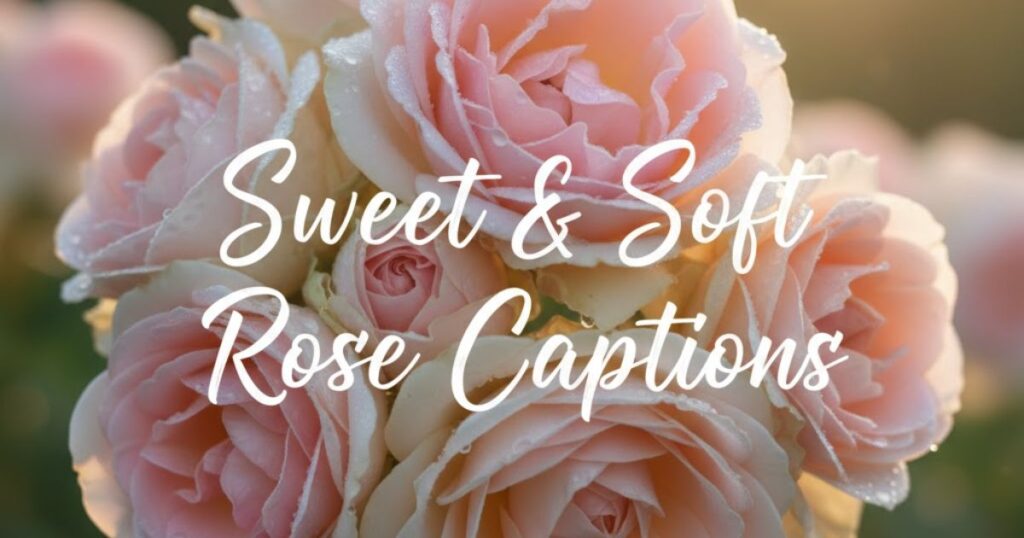 Sweet & Soft Rose Captions
