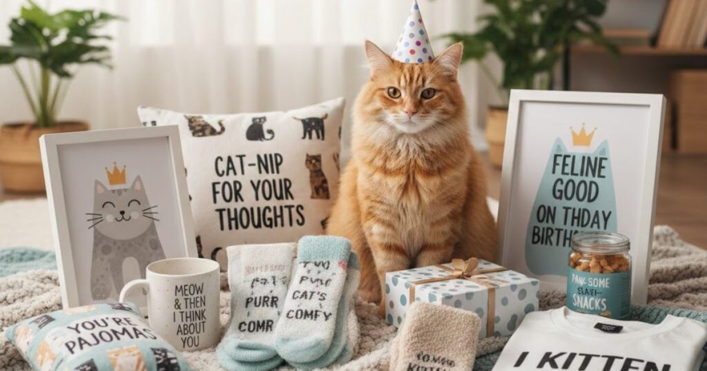 The Best Cat Pun Gifts for the Birthday Cat or Cat Lover
