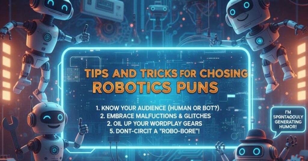 Tips and Tricks for Choosing Robotics Puns
