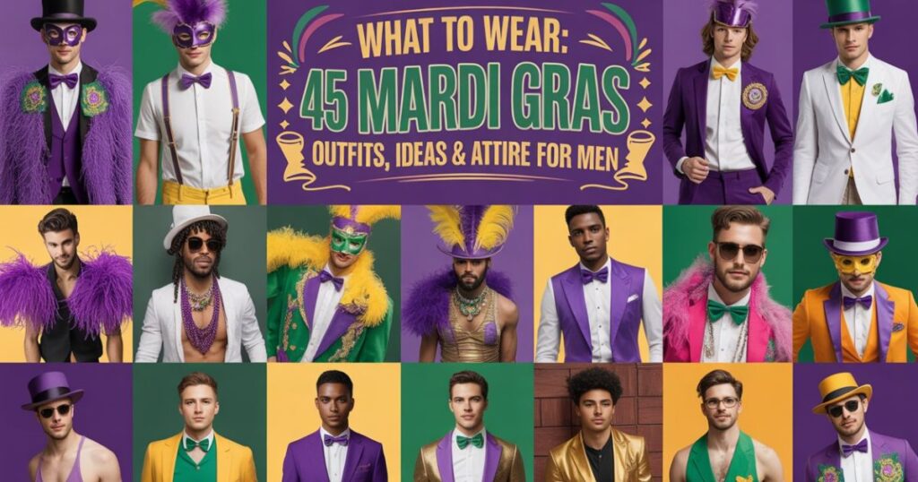 What To Wear: 45 Mardi Gras Outfits, Ideas & Attire for Men