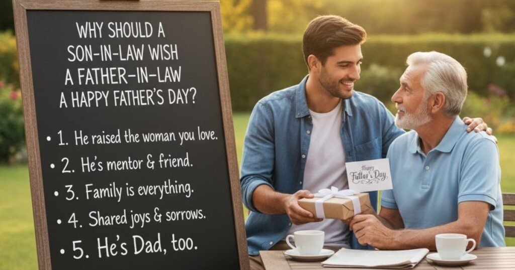 Why Should A Son-In-Law Wish A Father-In-Law A Happy Father's Day?
