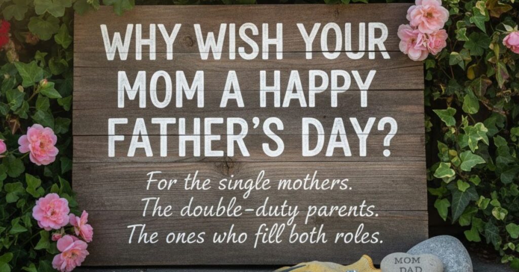 Why Wish Your Mom A Happy Father's Day?