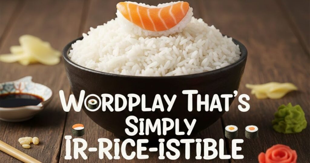 Wordplay That's Simply Ir-rice-istible