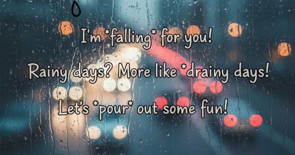 💬 Witty Rain Puns for Social Media
