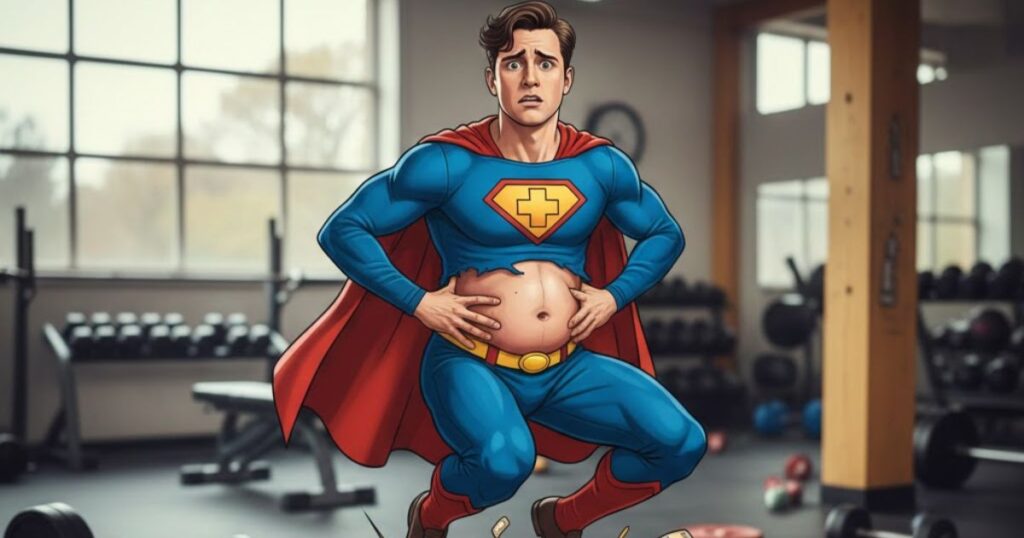 1. Funny Hernia Puns Captions