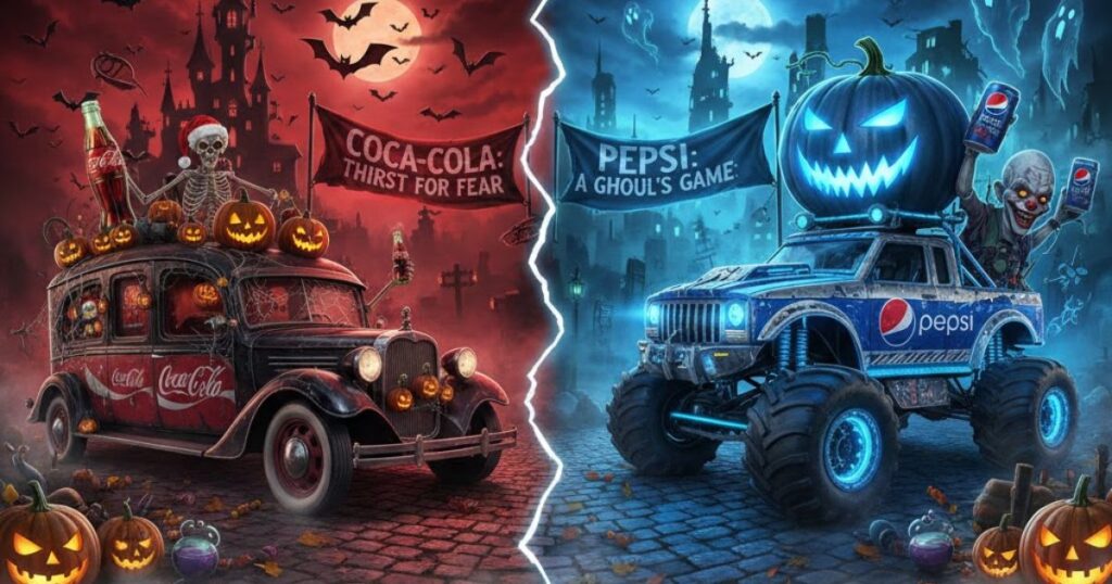 16. Coca cola and pepsi’s Halloween campaigns
