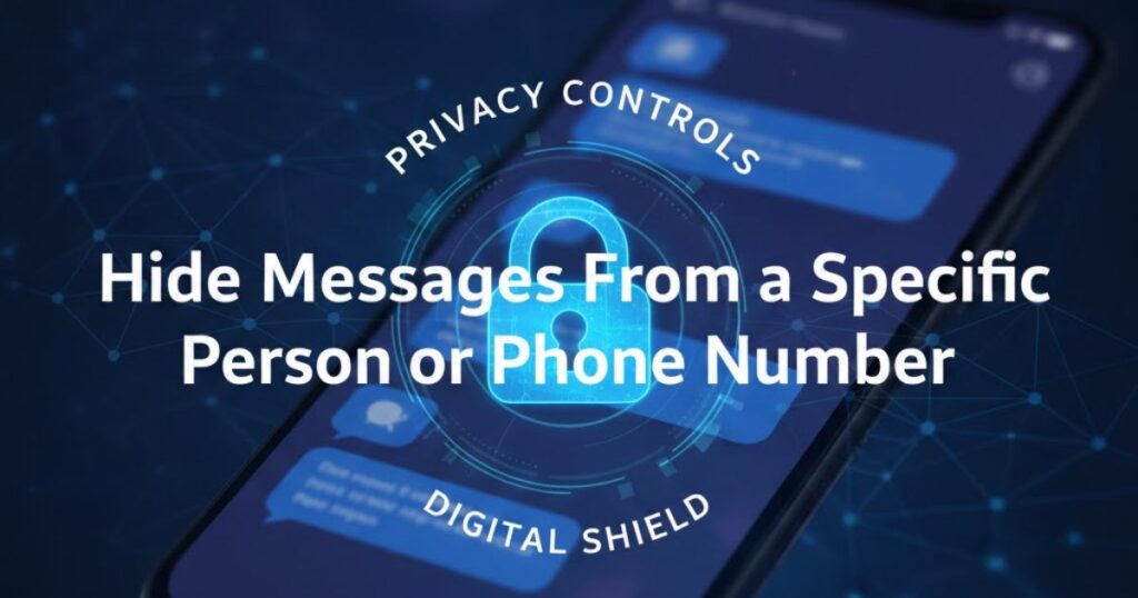 2. Hide Messages From a Specific Person or Phone Number
