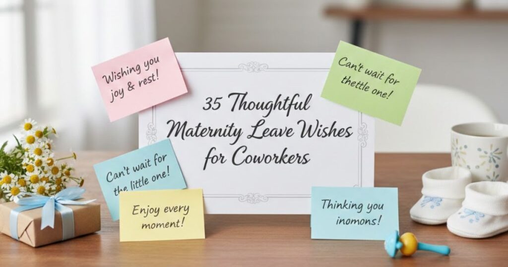 35 Thoughtful Maternity Leave Wishes for Coworkers