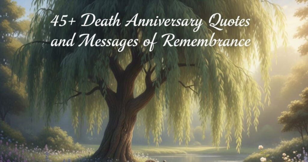 45+ Death Anniversary Quotes and Messages of Remembrance
