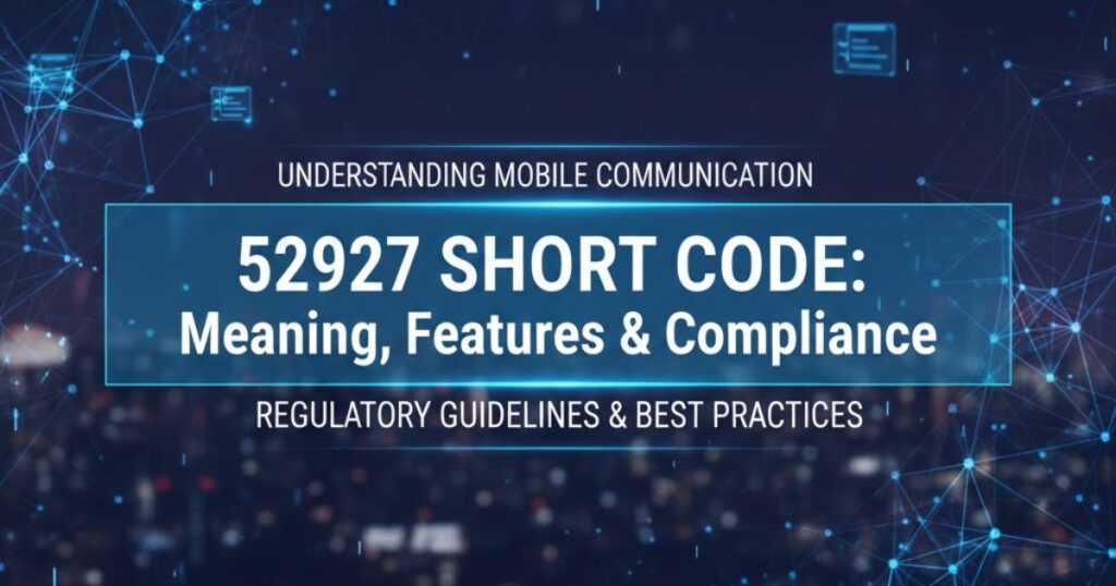52927 Short Code: Meaning, Features & Compliance