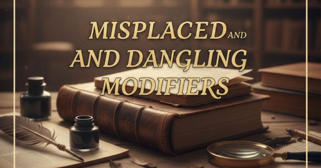6. Misplaced and Dangling Modifiers