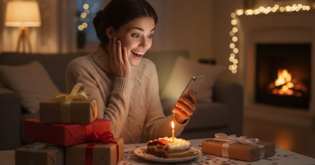 Belated birthday wishes, immediate gratitude