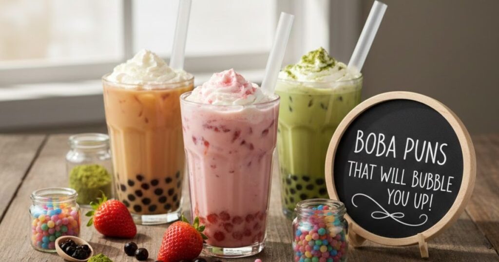 Boba Puns That Will Bubble You Up