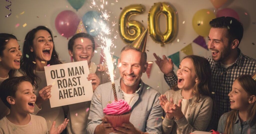 Cheeky 60th birthday greetings for dad