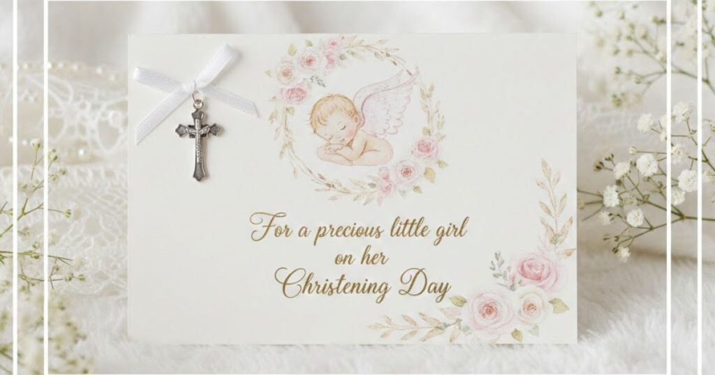 Christening card messages for a girl
