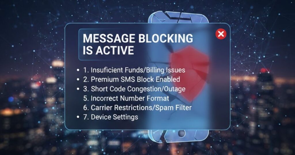 Common Reasons for the “Message Blocking is Active” Error
