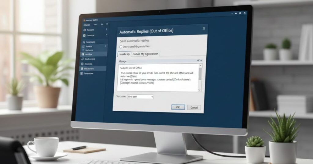 Create an Out of Office Reply in Outlook
