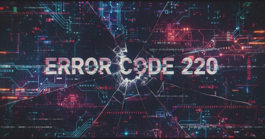 Error Code 220
