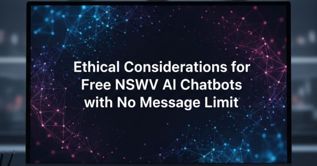 Ethical Considerations for Free NSFW AI Chatbots with No Message Limit
