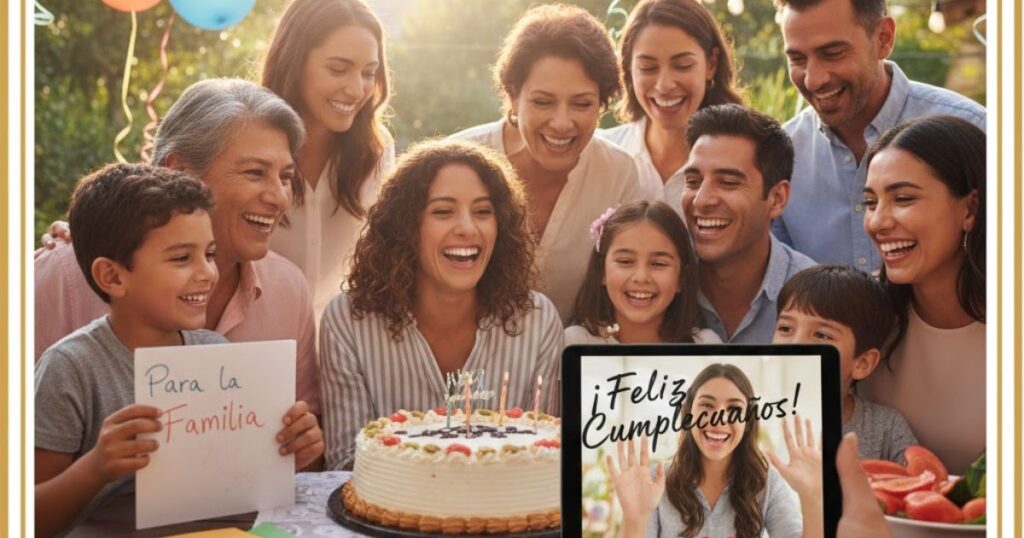 Expressing Birthday Wishes in Spanish to Family
