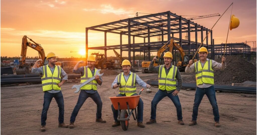 Funny Construction Instagram Captions
