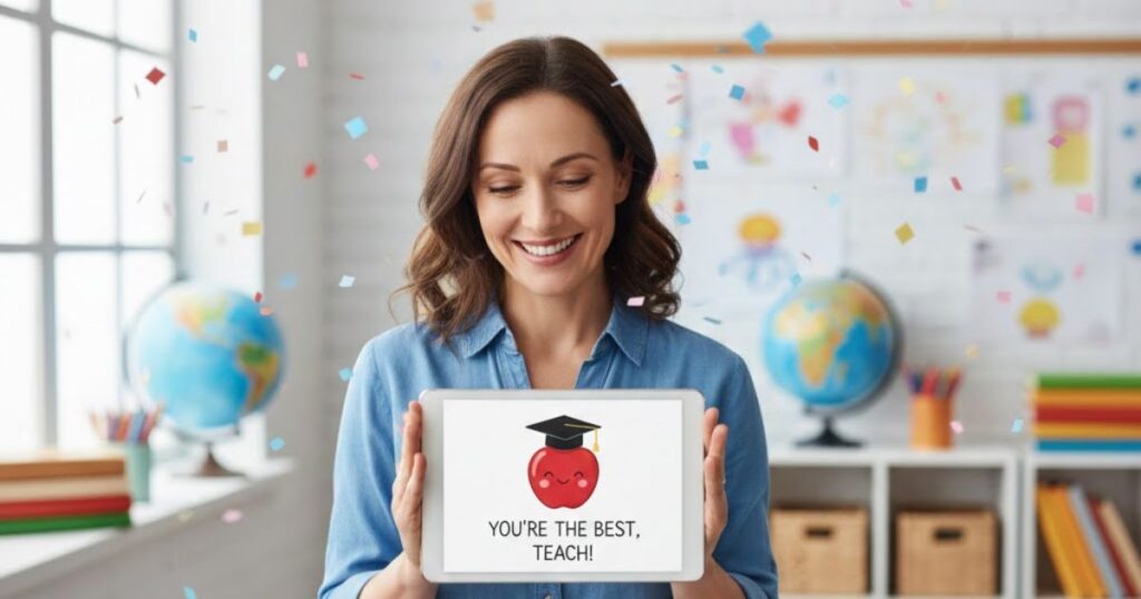 Funny messages for a teacher