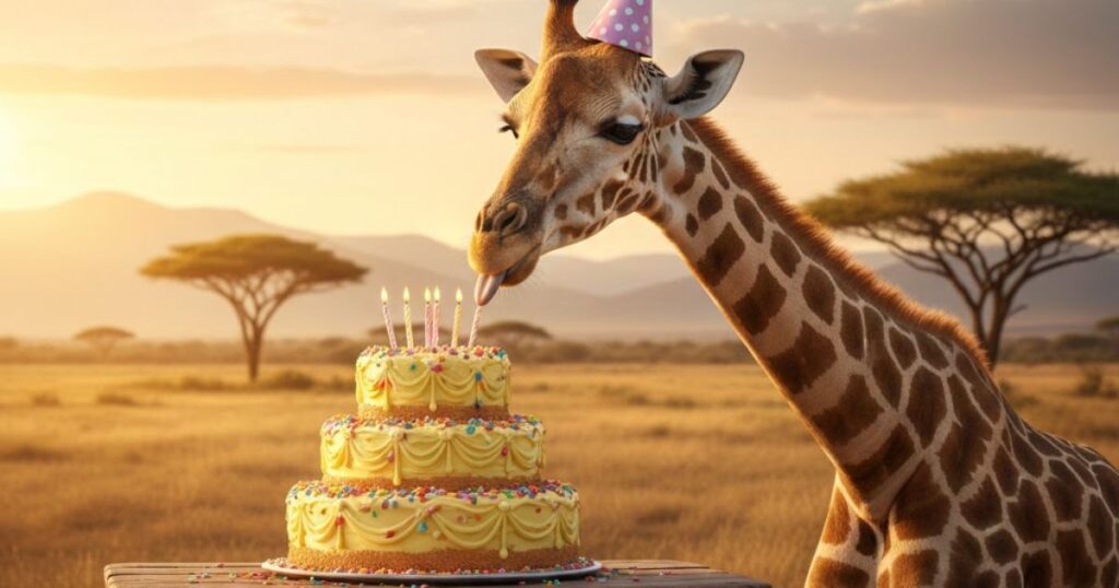 Giraffe Puns Birthday
