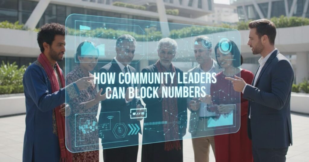 How Community Leaders can Block Numbers
