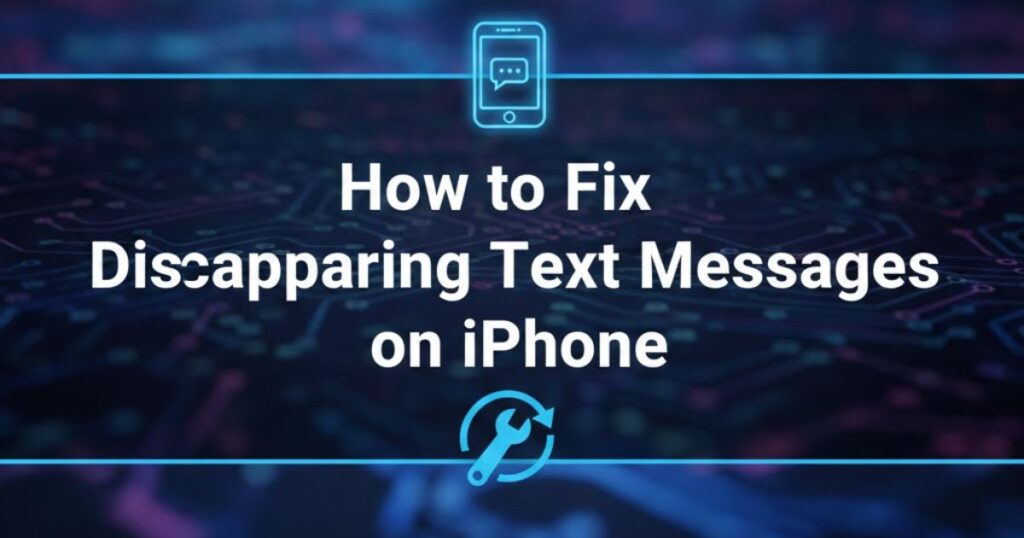 How to Fix Disappearing Text Messages on iPhone
