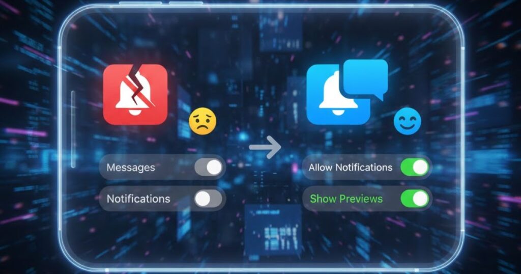 How to Fix iMessage Notifications Not Working on iOS 18/18.1