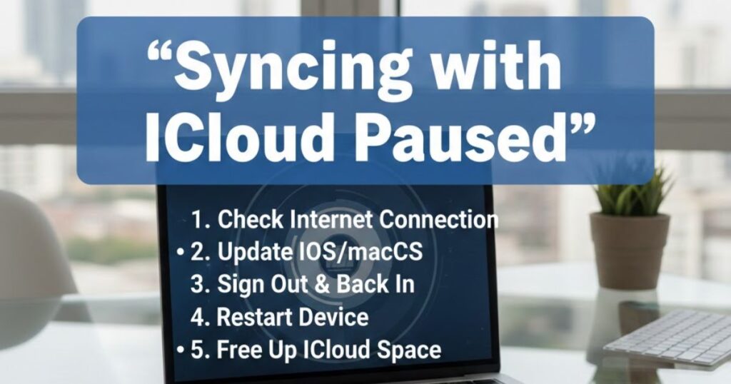 How to fix “Syncing with iCloud Paused”
