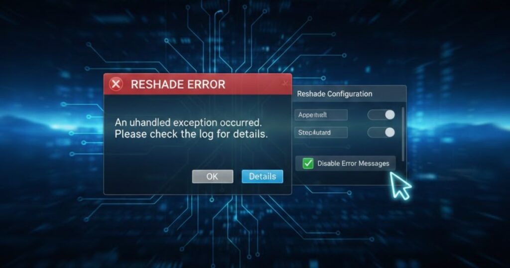How to Permanently Disable Reshade Error Messages on Your PC