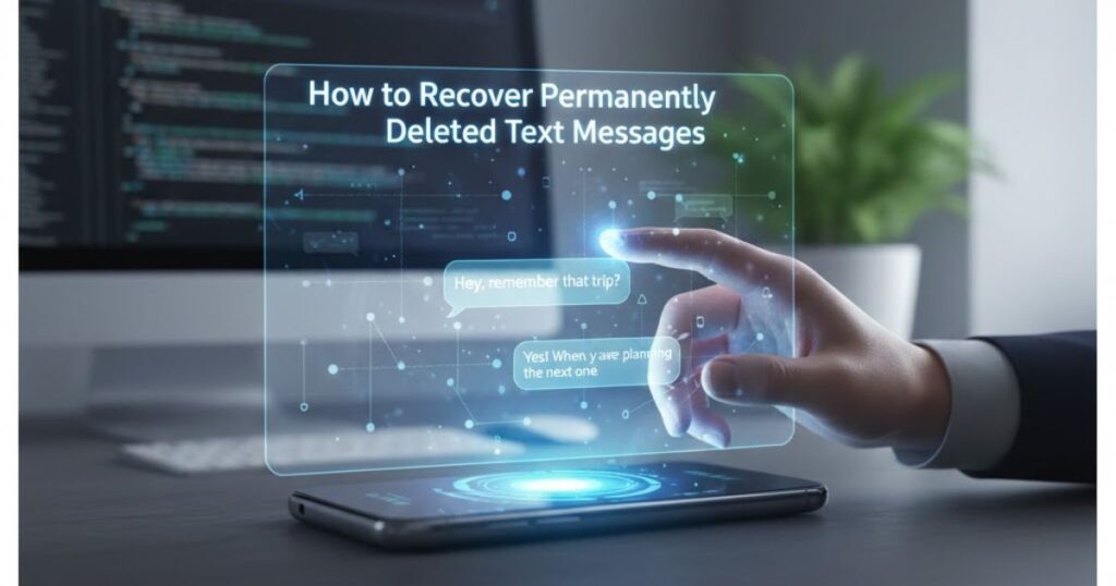 How to recover permanently deleted text messages

