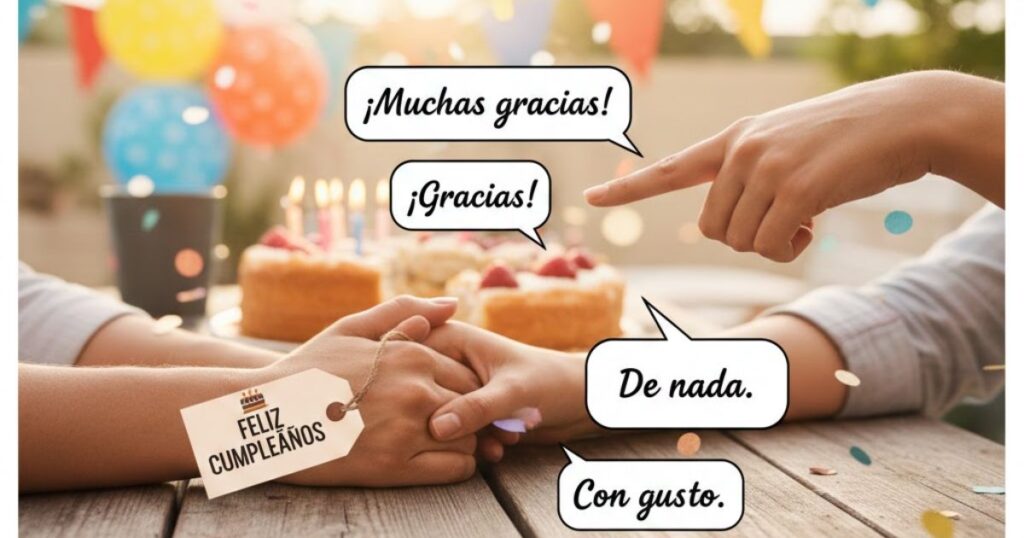 How to Respond to “Feliz Cumpleaños”
