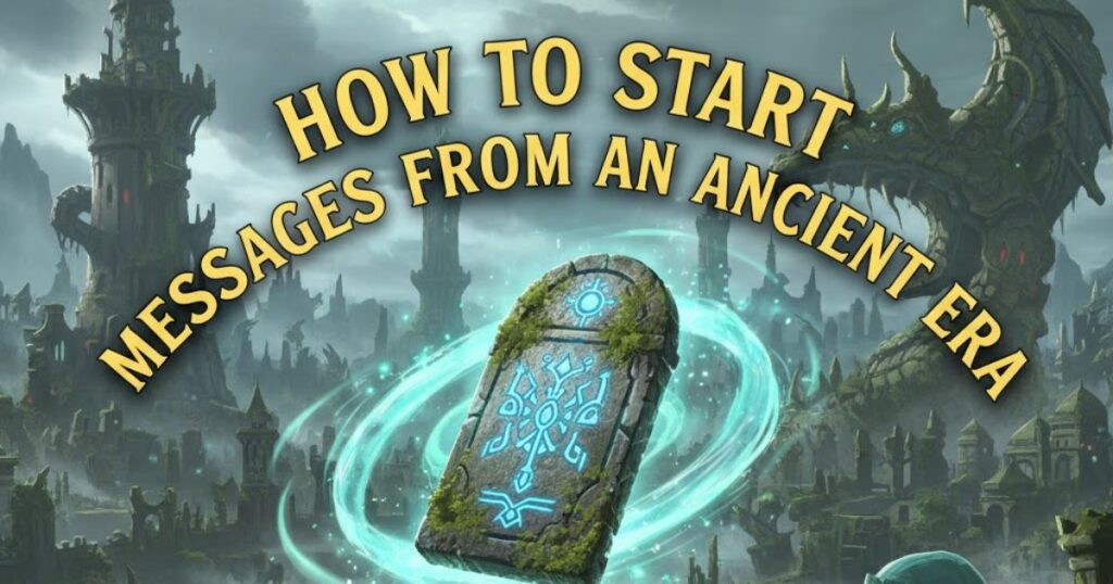 How to start Messages from an Ancient Era in Zelda Tears of the Kingdom
