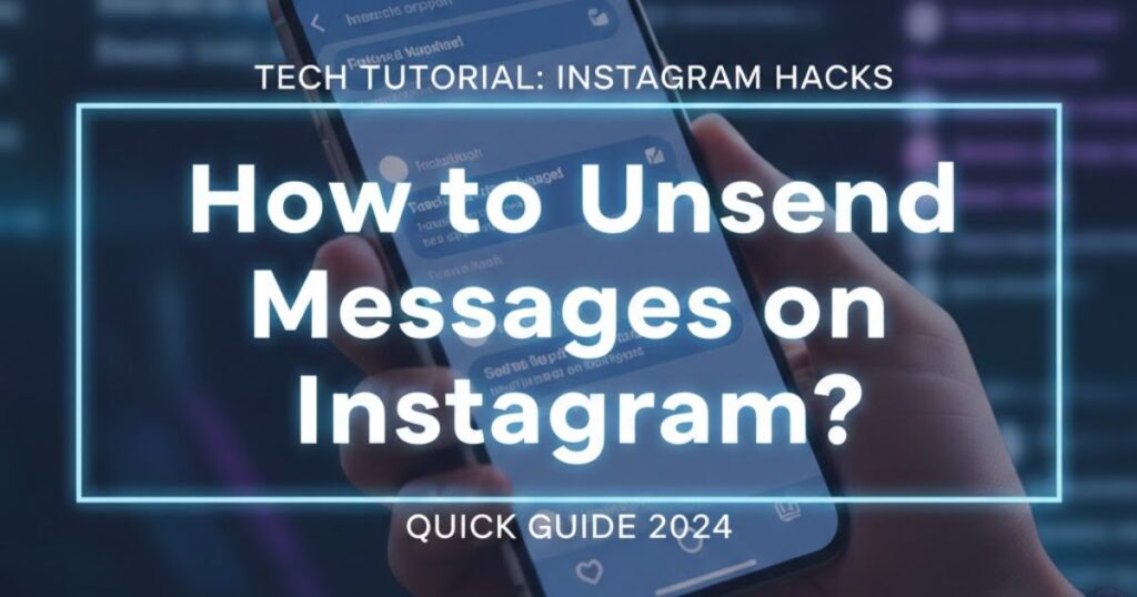 How to Unsend Messages on Instagram?
