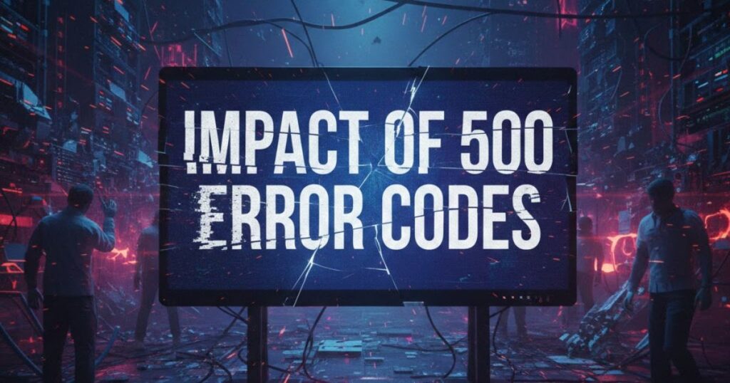 Impact of 500 error codes
